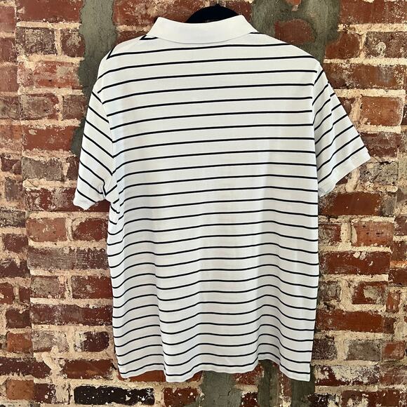 Polo by Ralph Lauren White and Black Striped Polo Shirt - Picture 4 of 4